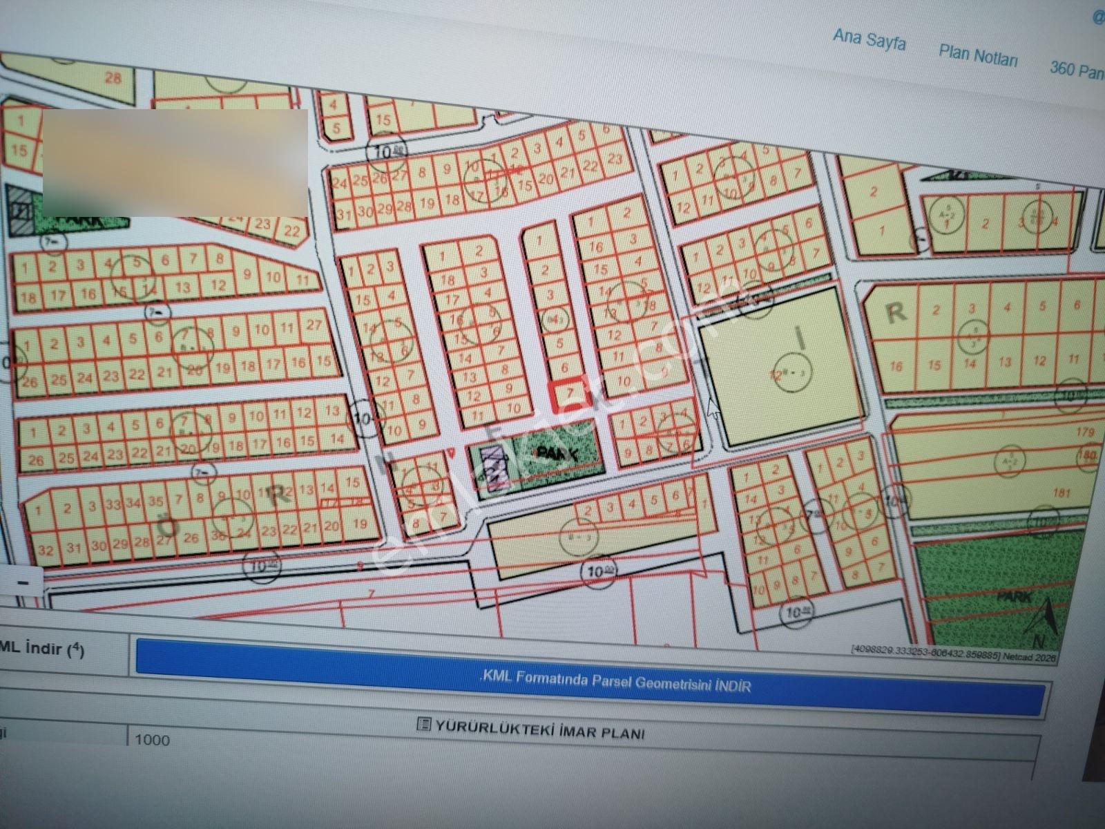 Burç Esentepede Park Cepe 3 Cepeli B3 Arsa. - Görsel 6