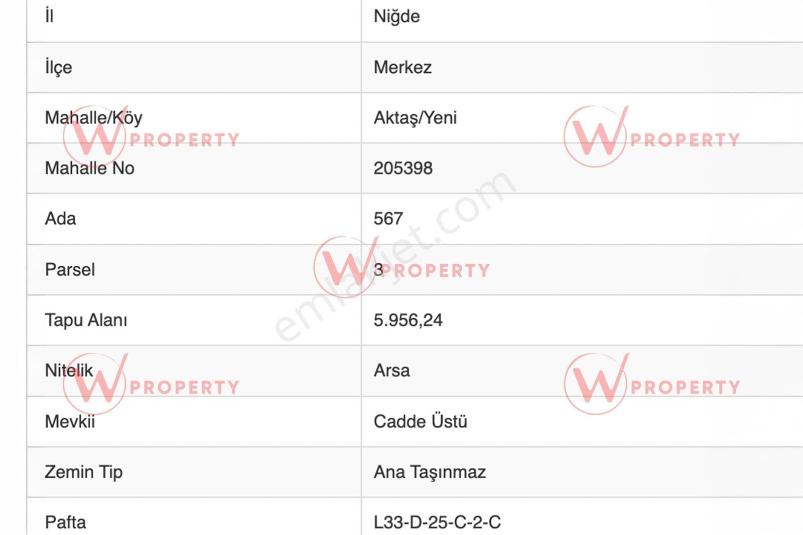 W Property Niğde'de Kayseri Yoluna Cephe 11.912 M2 İmarlı Arsa - Görsel 2