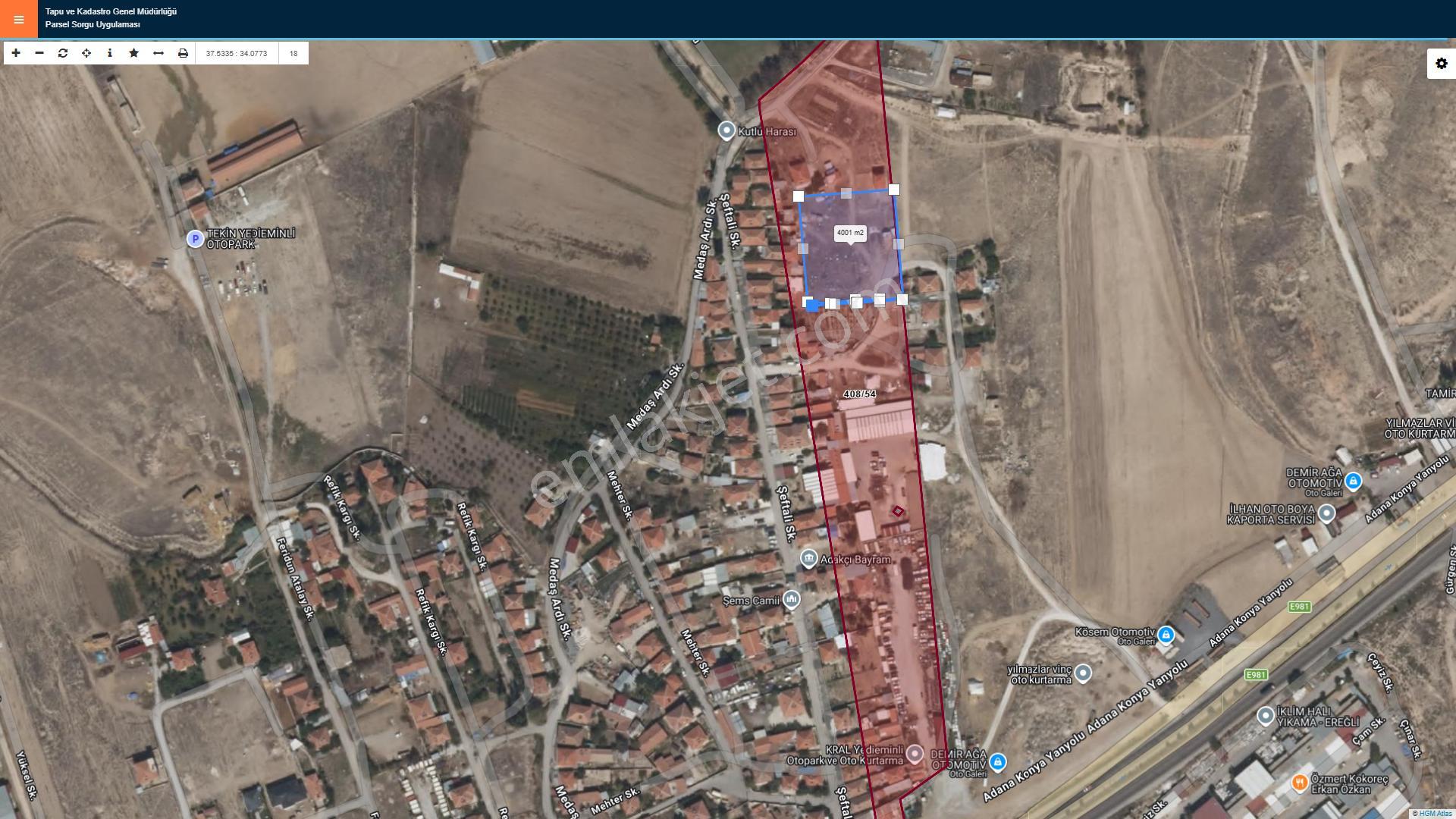 Medaş Arkasında 4000 Metrekare Cazip Fiyata Yatırım İçin Birebir - Görsel 4