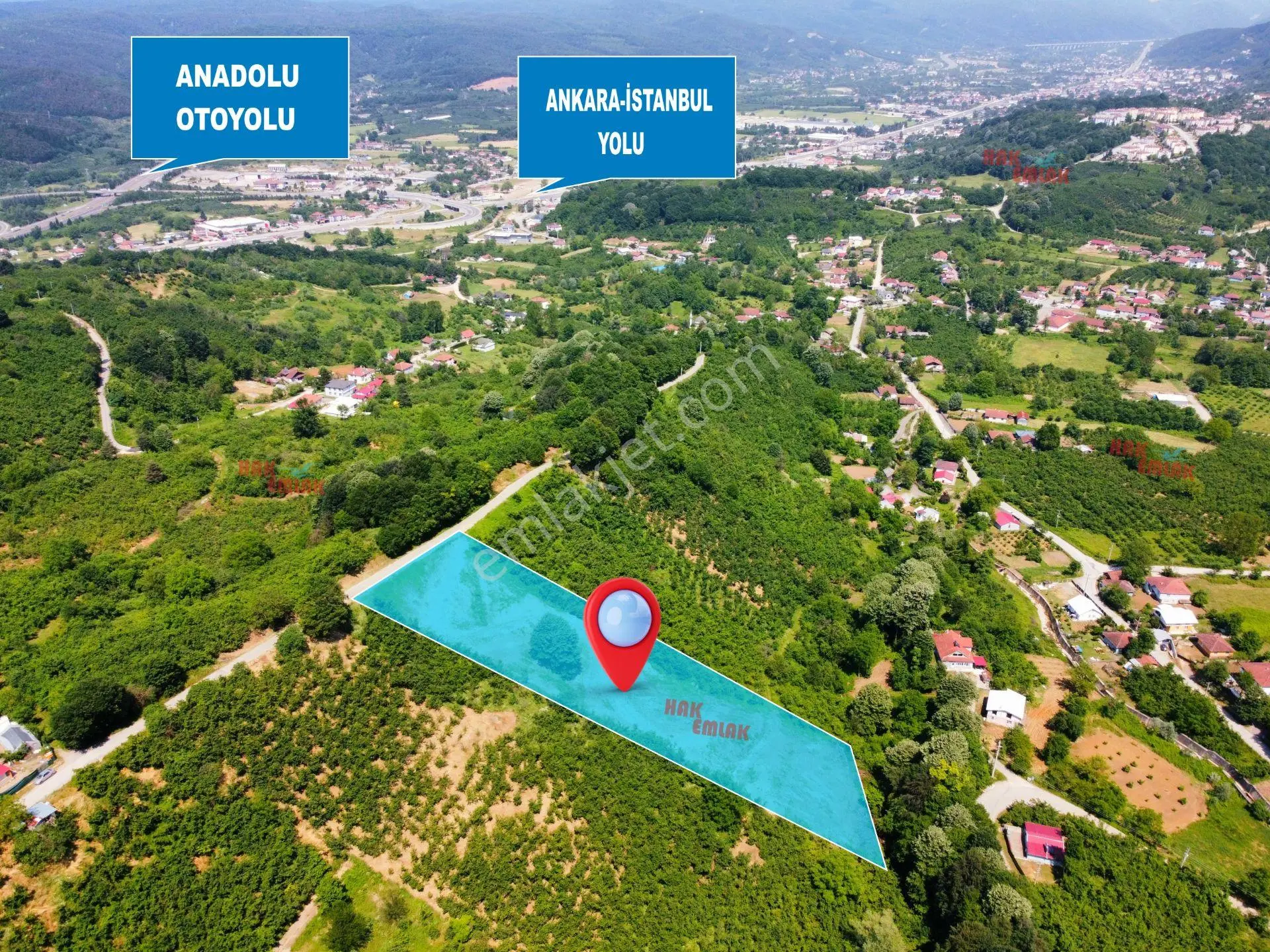Hak Emlak'tan Kaynaşlı-fındıklı Köyü Doğa Manzaralı Satılık Arsa - Görsel 3