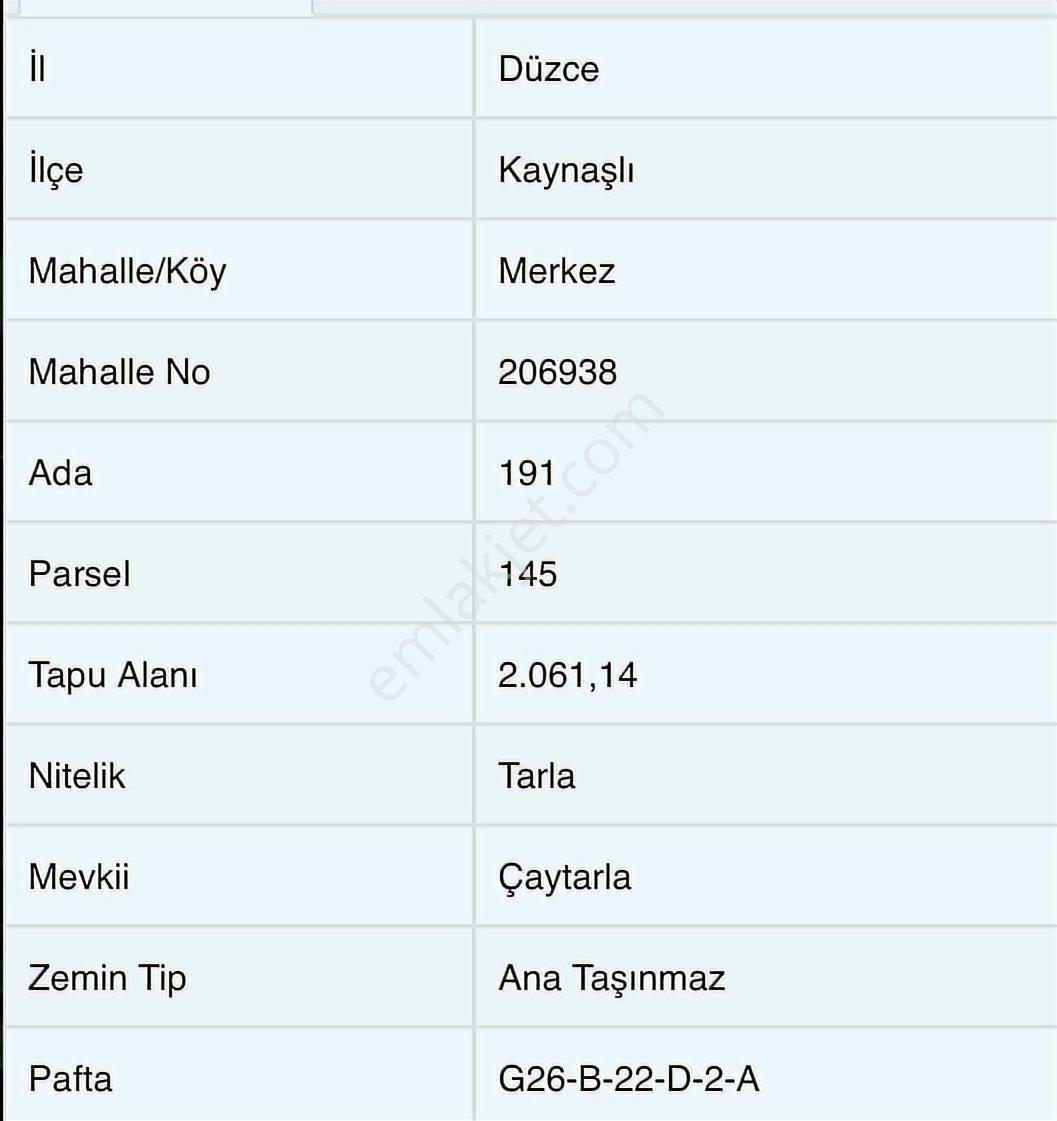 Ruşen Aydın Gayrimenkul'den Kaynaşlı Merkezde Satılık Arsa - Görsel 10