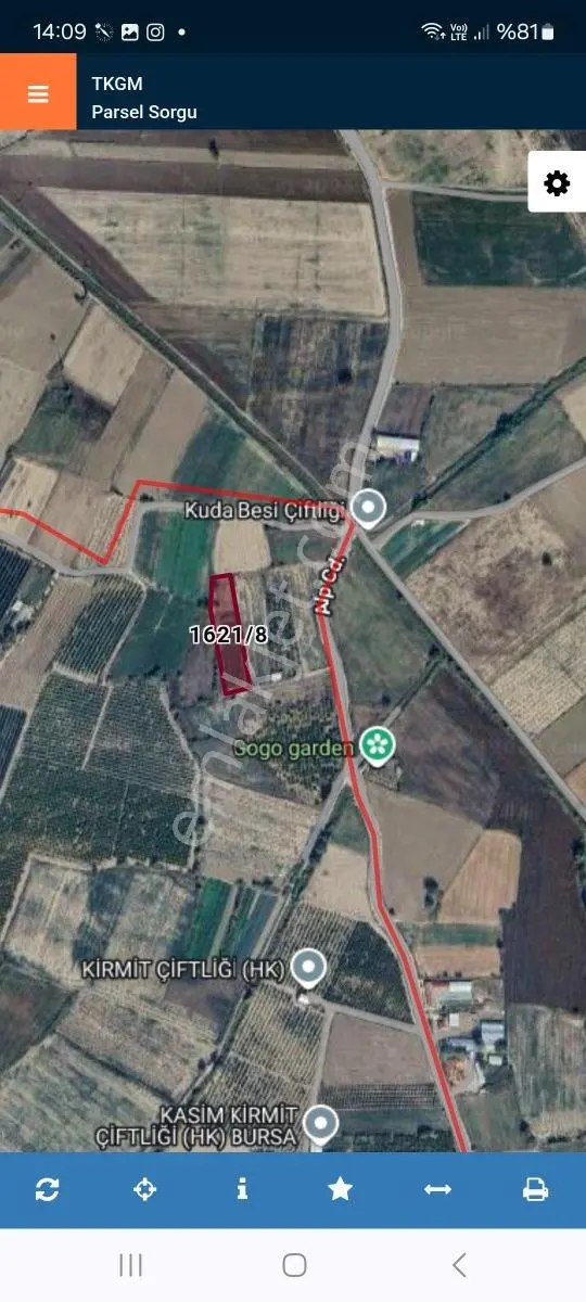 Öztarlacıdan Atariye De Resmı Yola Cephe Satılık Arazi - Görsel 2