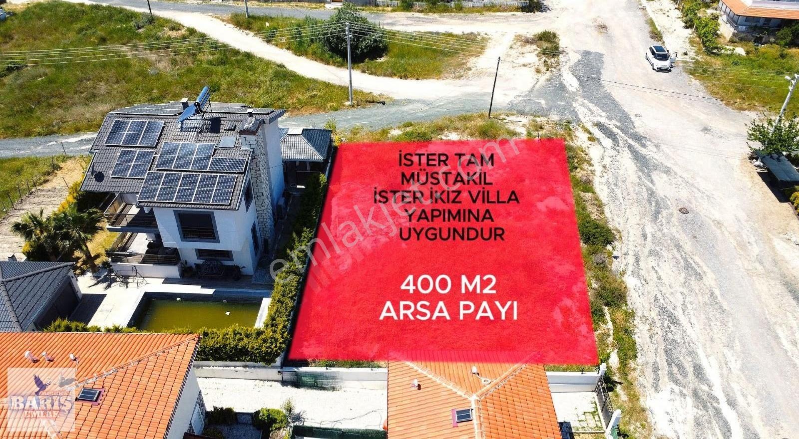 Mordoğan'da Full Deniz Manzaralı İkiz Villalık Satılık Arsa - Görsel 4