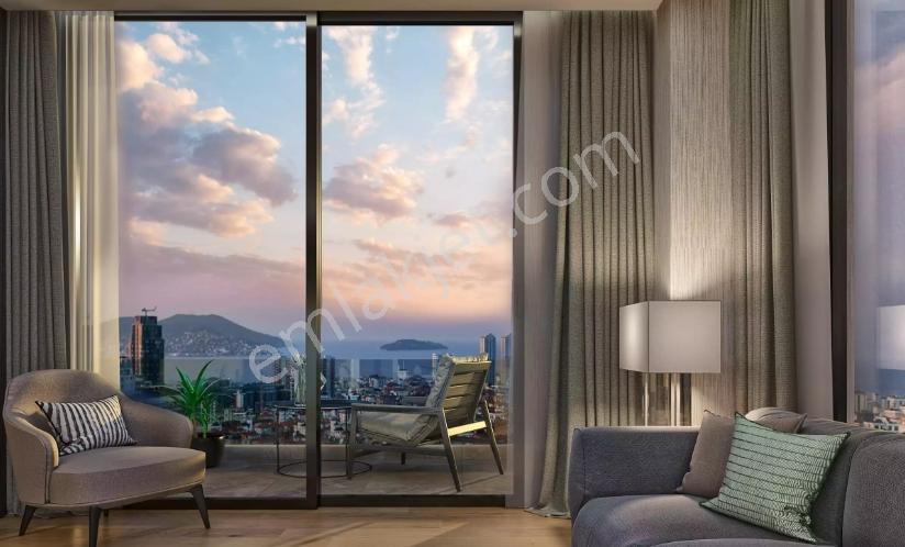 Dünya Şehir Prestijli Projede Full Donanımlı Deniz Manzaralı 1+1 - Görsel 17