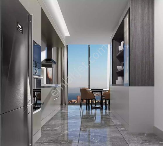 Dünya Şehir Prestijli Projede Full Donanımlı Deniz Manzaralı 1+1 - Görsel 15