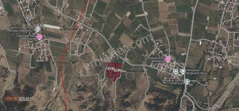 Salihli Yenipazar'da | 1783 M2 | Tarla | Muhaffakat Verilebilir - Görsel 2