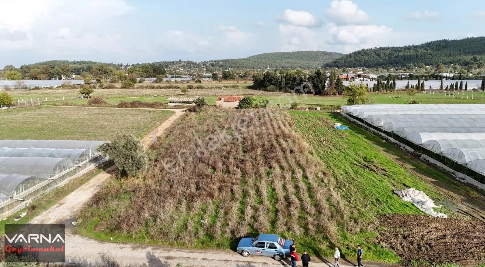 İzmir Değirmenderede Satılık Tektapu 2.650 M2 Köşe Tarla