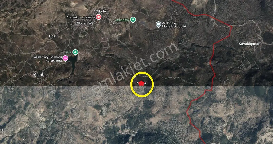 Fa'dan Mersin Arslanköyde 5.500 M² Şeftali & Ceviz Bahçesi