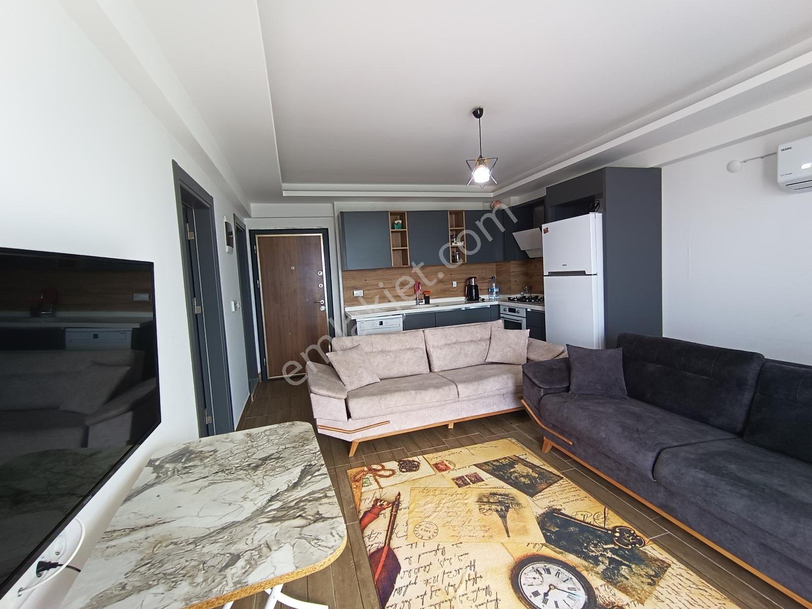 Deniz Ve Havuz Manzaralı 57 M2 Eşyalı Satılık 1+1 Daire - Görsel 14