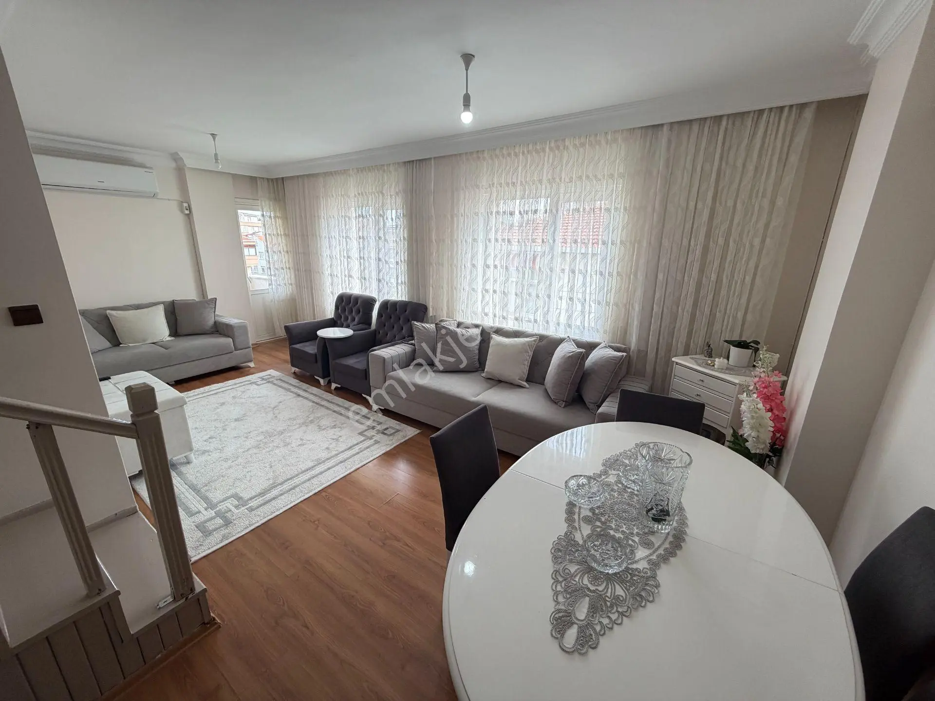 * Meral R1852 Kentsele Uygun 3 Katlıda Lüks 4+1 Masrafsız Dubleks - Görsel 2