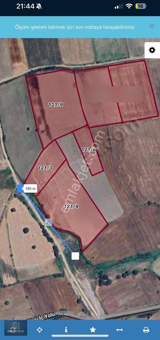 Bigada 61 Dönüm Satılık Köydibi Arsa Yollu - Görsel 3