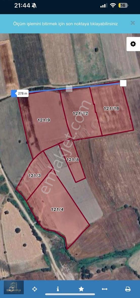 Bigada 61 Dönüm Satılık Köydibi Arsa Yollu - Görsel 6