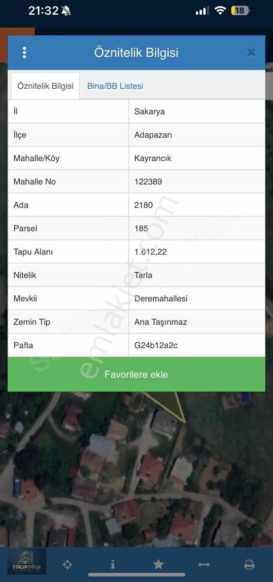 Adapazarı Kayrancıkta 1600 Mt İmarlı Arsa Köyiçi - Görsel 4