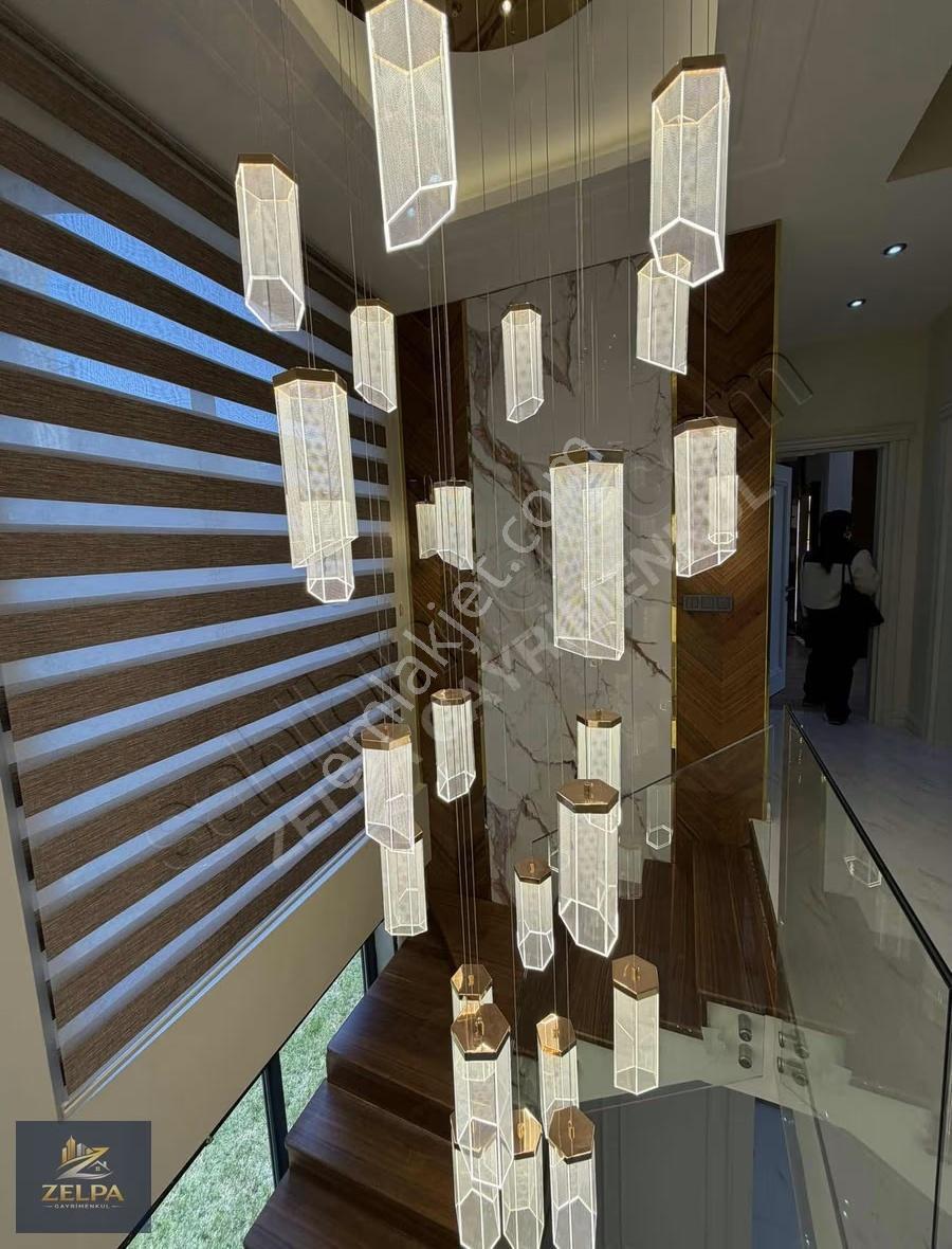 Site İçinde Full Deniz Manzaralı Lüks Eşyalı Yeni Nesil Villa - Görsel 8