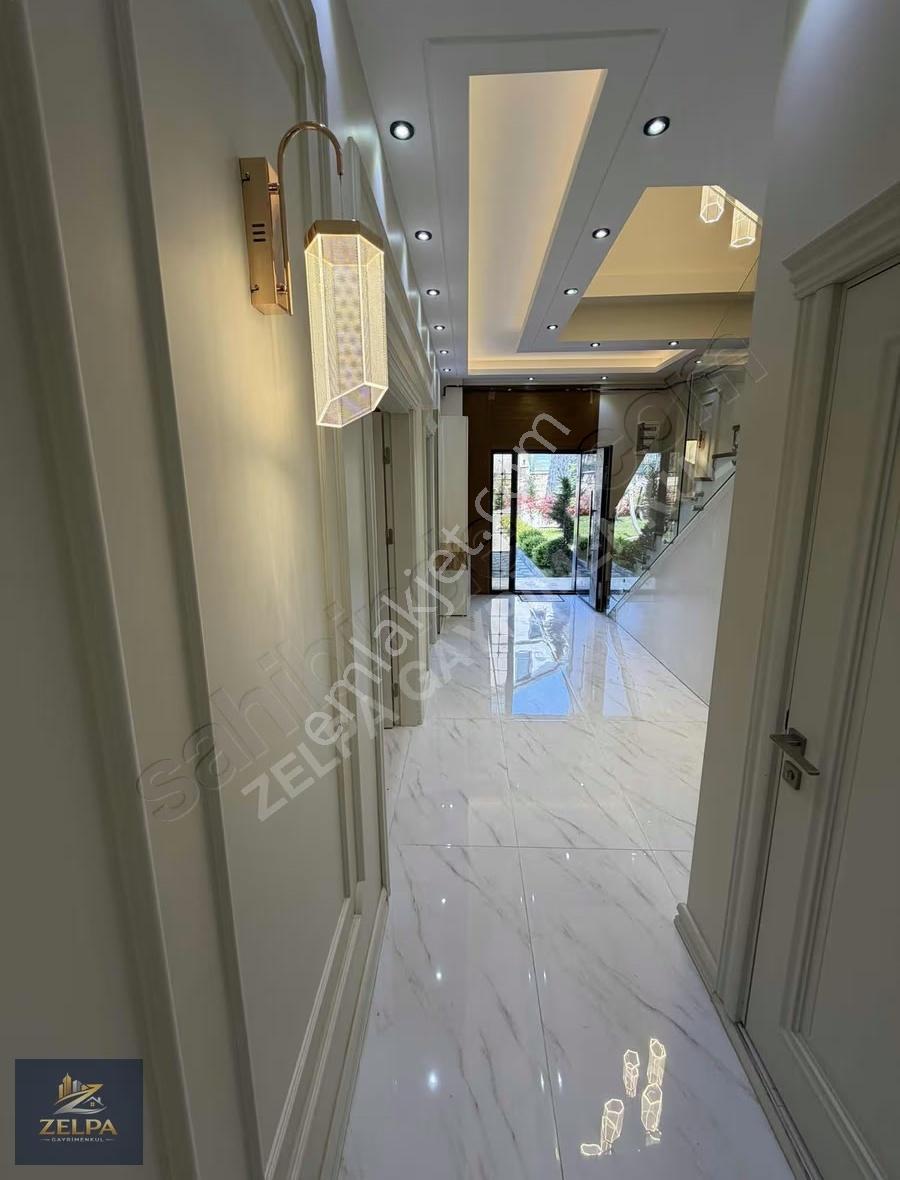 Site İçinde Full Deniz Manzaralı Lüks Eşyalı Yeni Nesil Villa - Görsel 34