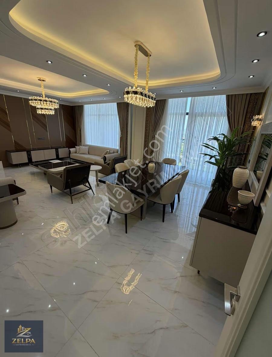 Site İçinde Full Deniz Manzaralı Lüks Eşyalı Yeni Nesil Villa - Görsel 4