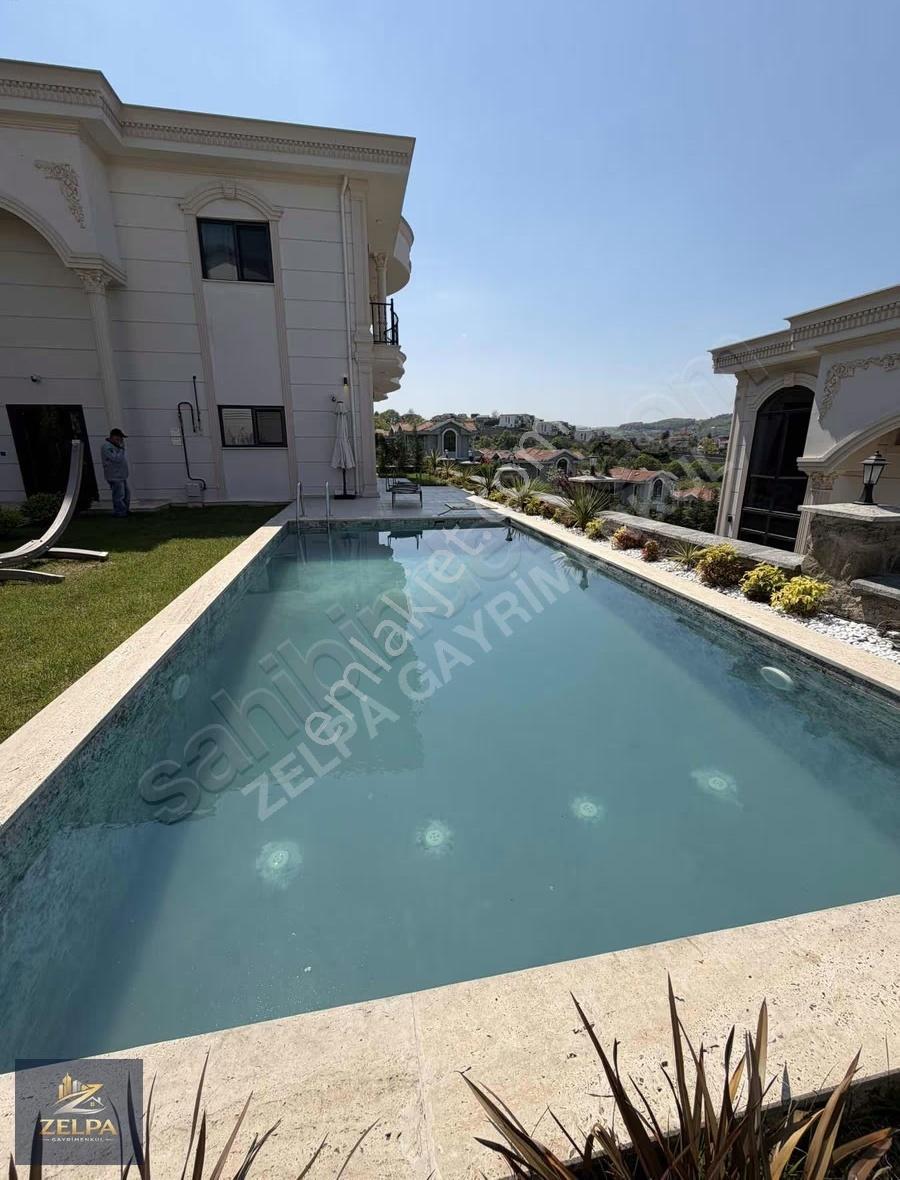 Site İçinde Full Deniz Manzaralı Lüks Eşyalı Yeni Nesil Villa - Görsel 29
