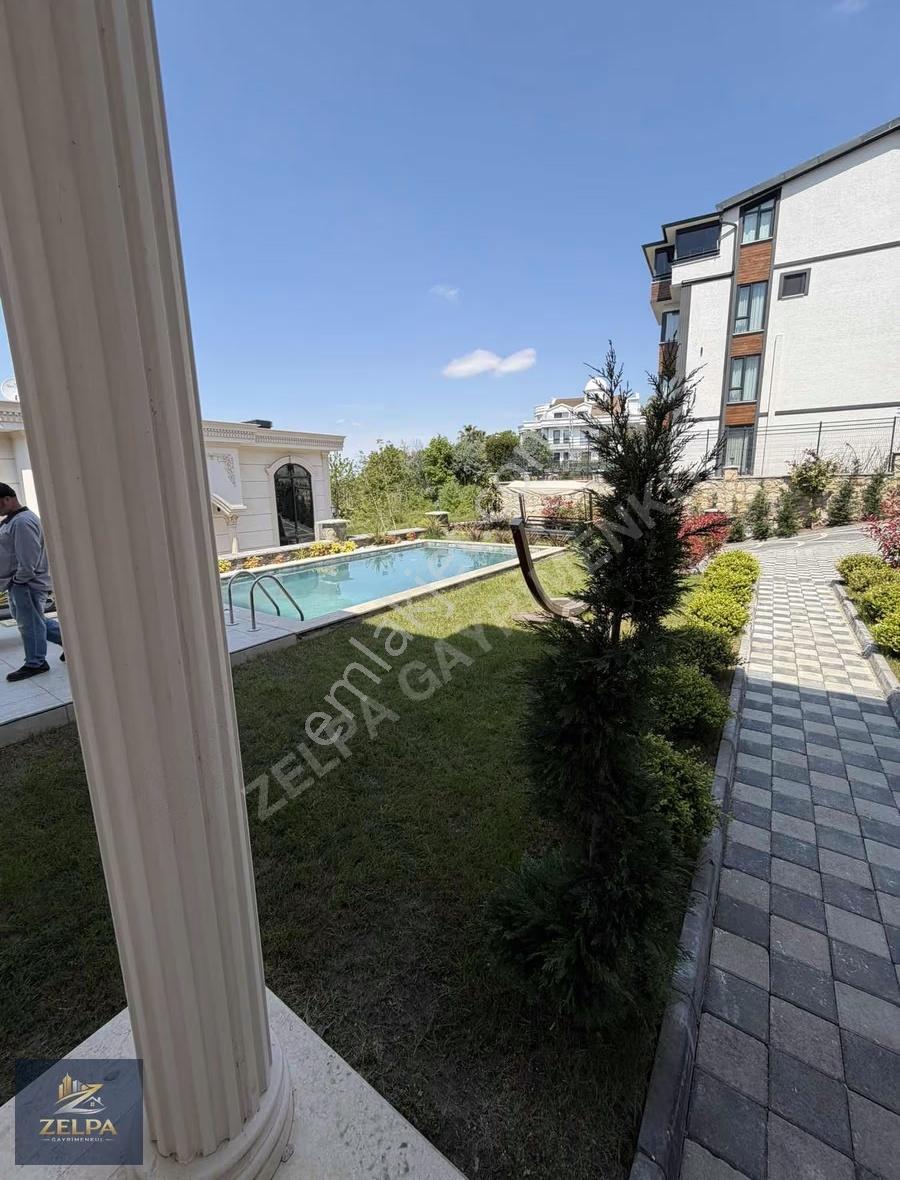 Site İçinde Full Deniz Manzaralı Lüks Eşyalı Yeni Nesil Villa - Görsel 31