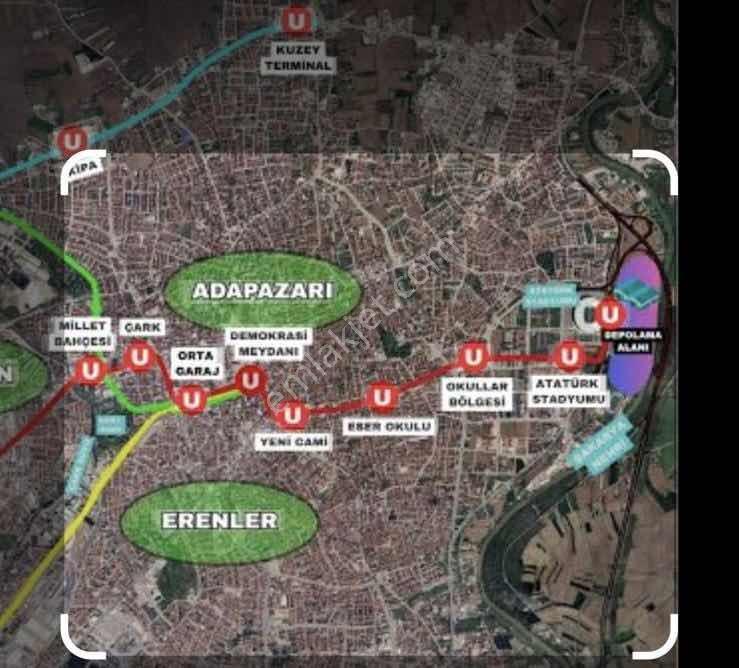 Satılık 602m2 Yeni Stad Karşısı Yeni Tramvay Son Durak Yanı - Görsel 3