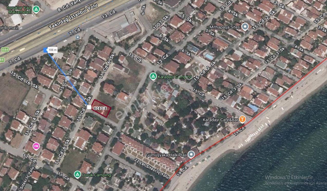 Silivri Gümüşyaka'da Deniz Tarafında 424m² Villa İmarlı Arsa - Görsel 11