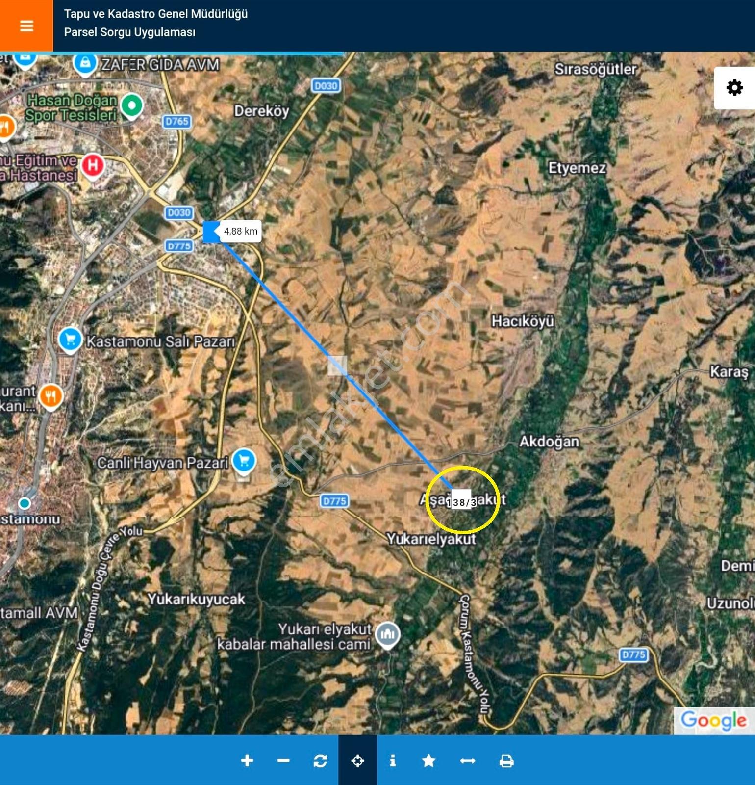 Garanti Emlak'tan Merkeze & 6 Km Mesafede, 390 M² »imarlı Arsa« - Görsel 26