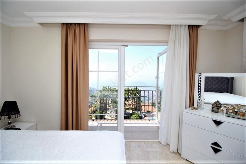 Alanya Tepe Mah. 4+1 Müstakil Villa Deniz Doğa Şehir Kale Manzar - Görsel 9
