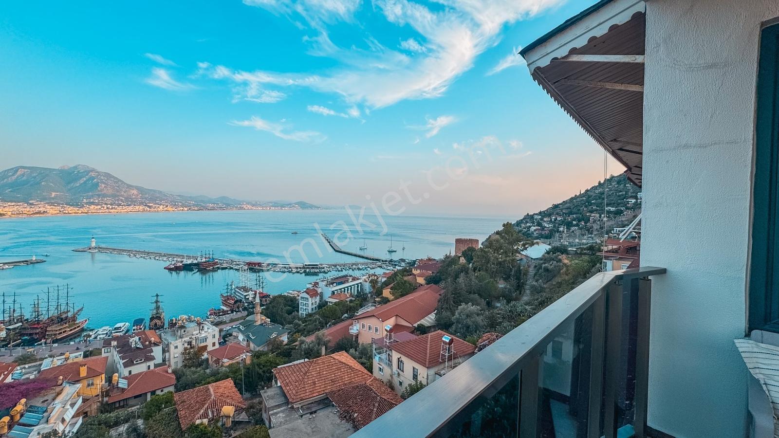 Alanya Kalesinde Panoramik Deniz Ve İskele Manzaralı 3+1 Daire - Görsel 41