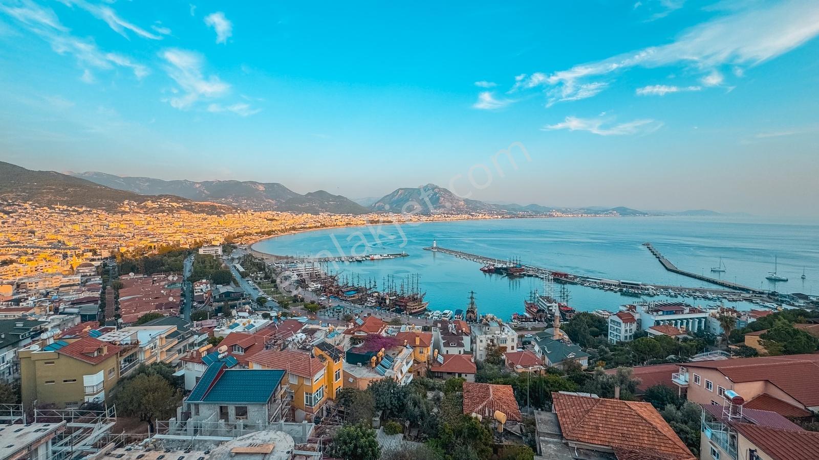Alanya Kalesinde Panoramik Deniz Ve İskele Manzaralı 3+1 Daire - Görsel 42