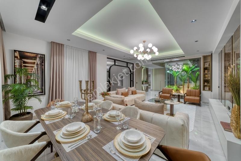 Alanya Tepe Mah. Lüks Eşyalı Deniz Doğa Ve Kale Manzaralı Villa - Görsel 41