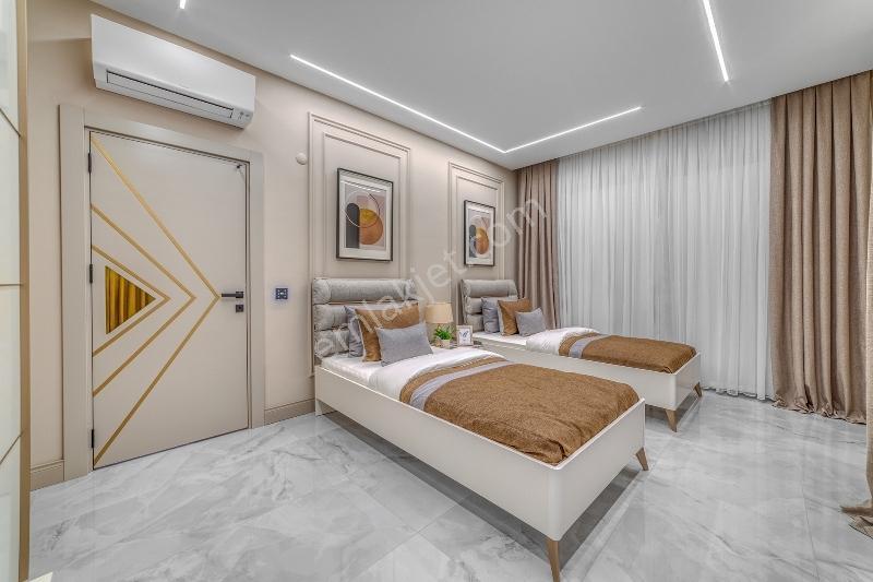 Alanya Tepe Mah. Lüks Eşyalı Deniz Doğa Ve Kale Manzaralı Villa - Görsel 12