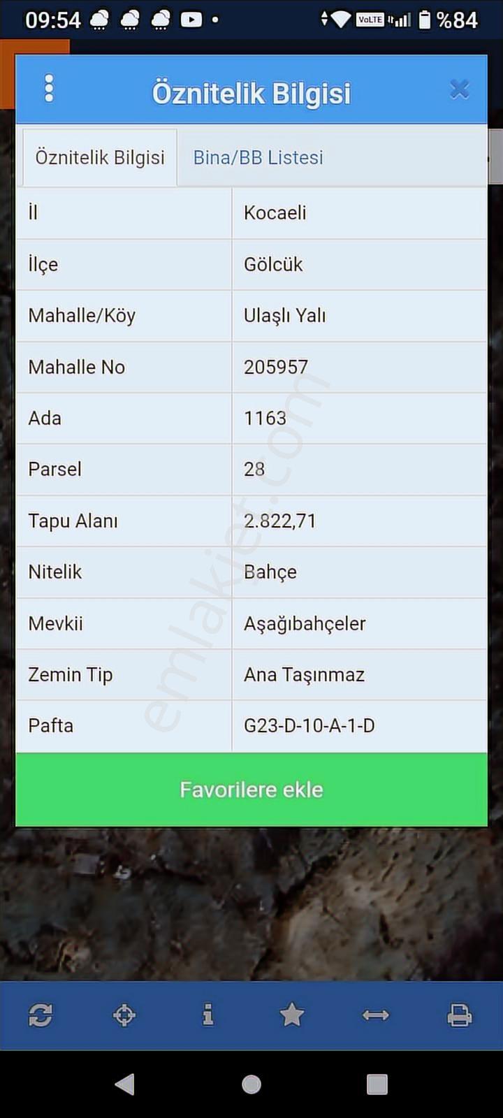 Gölcük Ulaşlı'da Deniz Manzaralı 2.822 M2 Satılık Bahçe - Görsel 6
