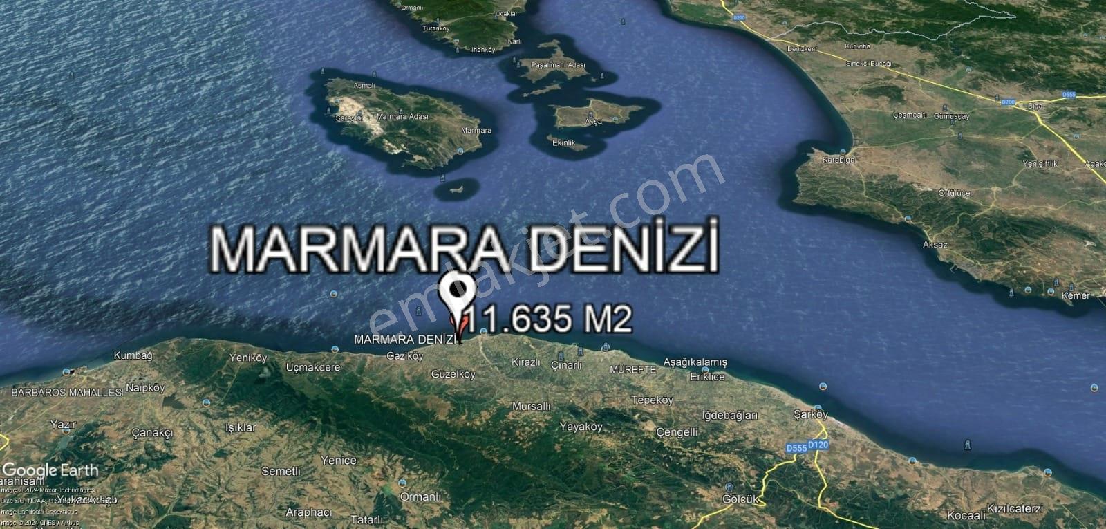 Şarköy Hoşköy'de Denizin Dibinde 11.635 M2 Satılık Arazi - Görsel 15