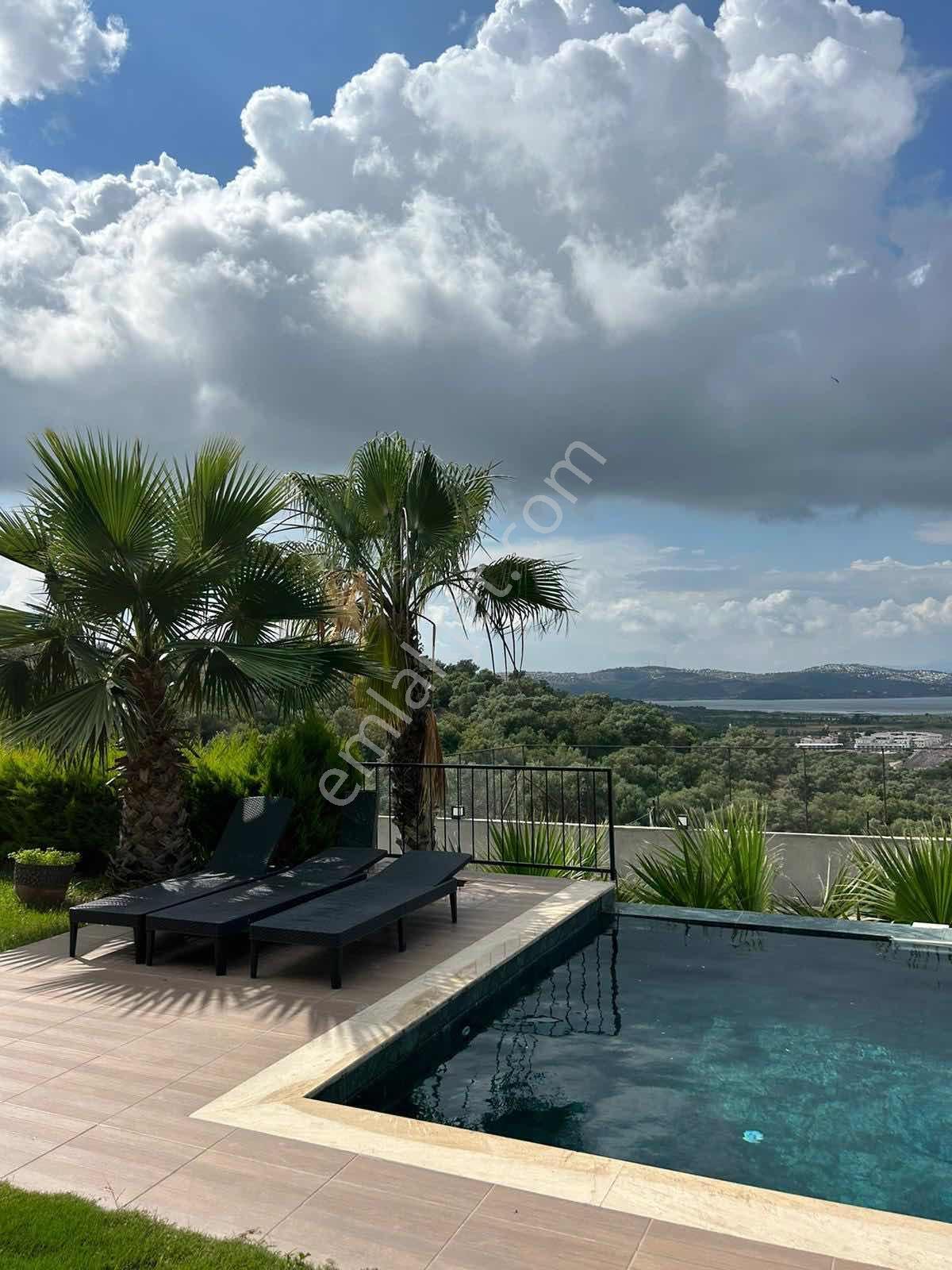 Muğla Milas Bodrum Meşelik Göl Havuz Doğa Manzaralı Kiralık 1+1 - Görsel 2