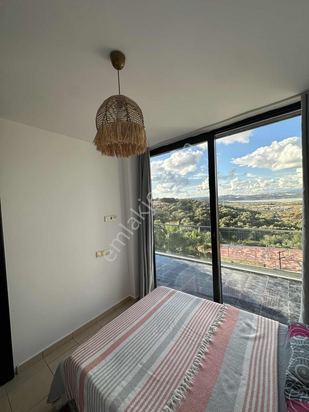 Muğla Milas Bodrum Meşelik Göl Havuz Doğa Manzaralı Kiralık 1+1 - Görsel 9