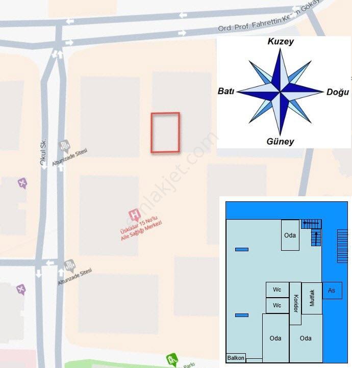 Altunizade Sitesinde Metro, Metrobüse Yakın Manzaralı Mobilyalı - Görsel 3