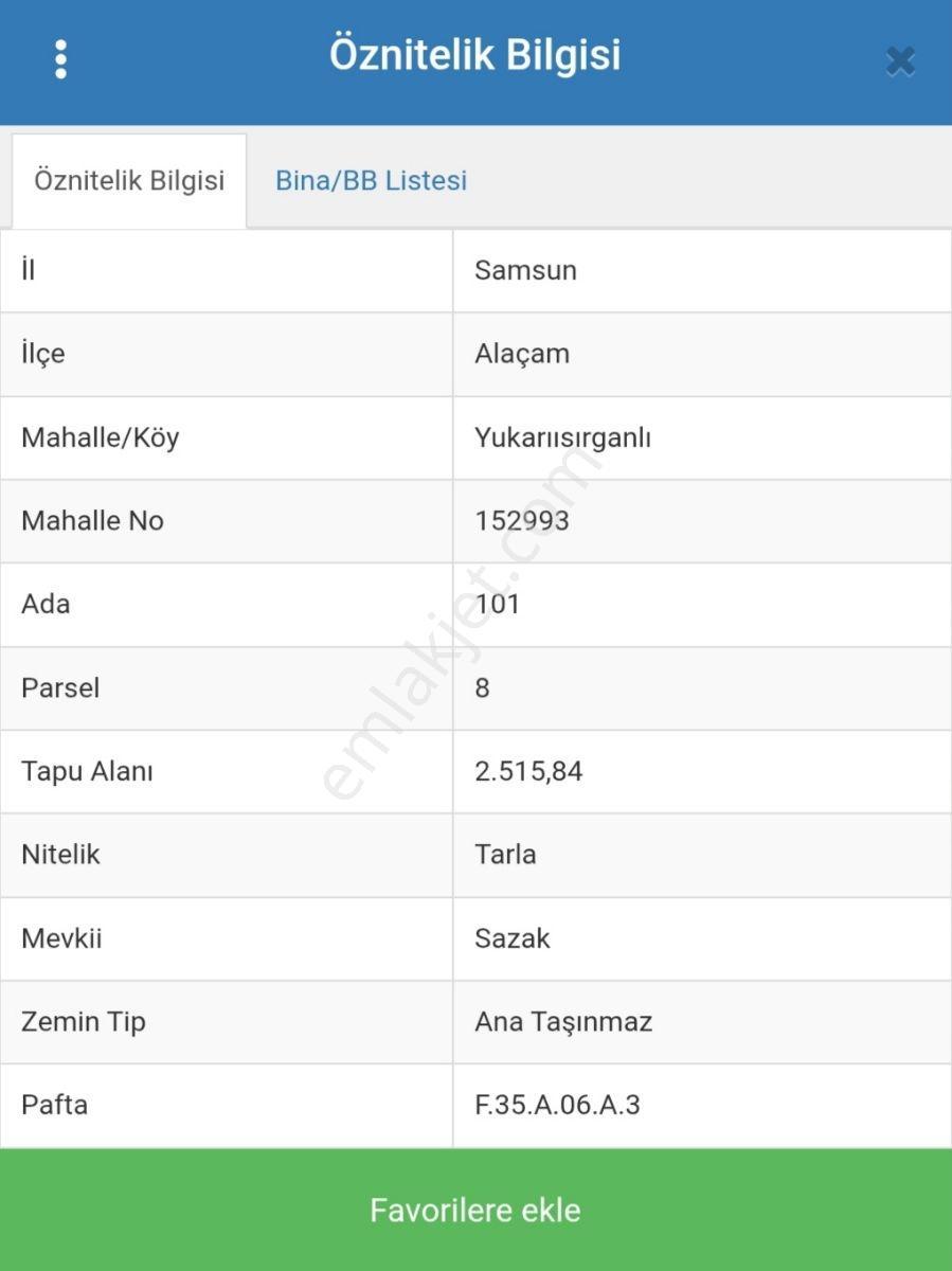 Ahşena'dan Samsun Alaçam'da Yatırıma Uygun 2515 M2 Satılık Arazi - Görsel 5
