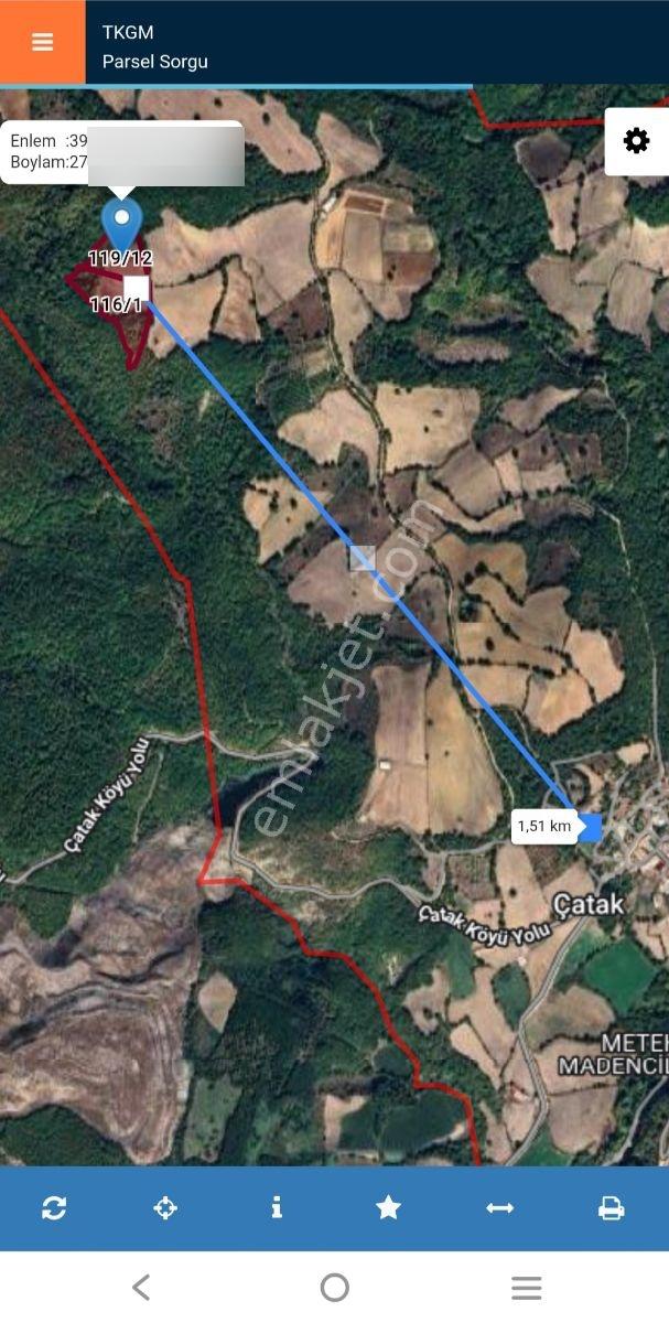İçerisinden 160metre Resmi Yol Geçen Köye Yakın Tarla - Görsel 5