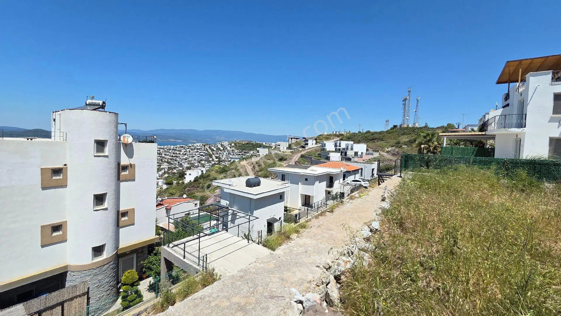 Muğla Bodrum Boğaziçi Satılık Deniz Manzaralı Arsa - Görsel 6