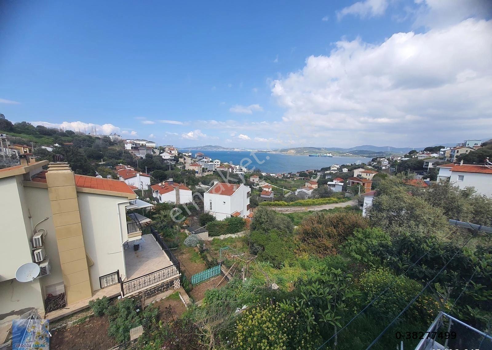 Deniz Ve Körfez Manzaralı Bahçeli Mustakil Yazlık Villa - Görsel 19