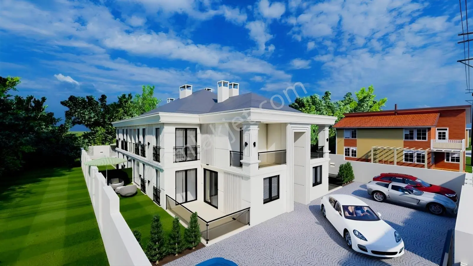 Önerlerde %40 Peşinatla Projeden Havuzlu 3+1 Satılık Loft Villa - Görsel 5