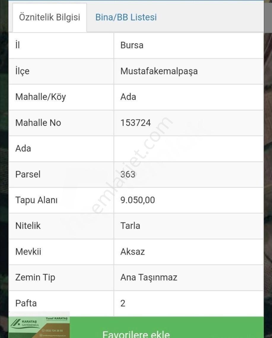 M. Kemalpaşa Ada Köyde Kupon Tarla - Görsel 2