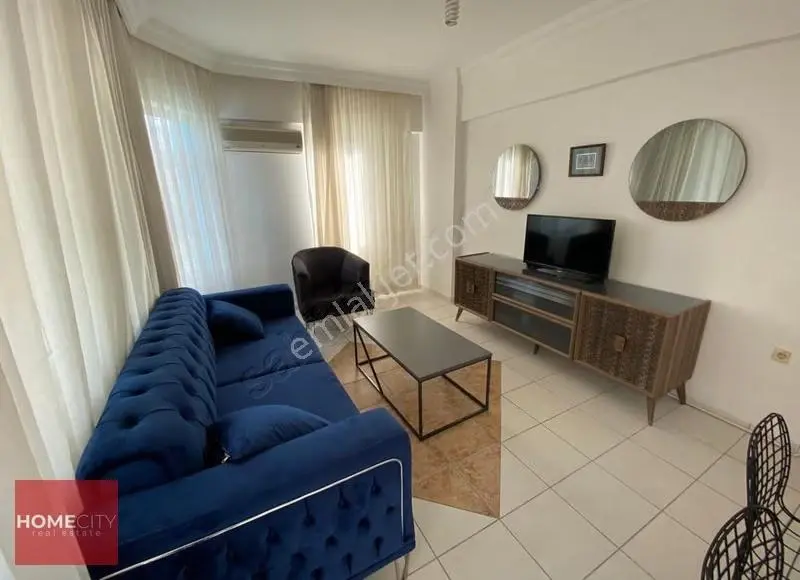 Alanya Konaklı 2+1 90m2 Lüks Eşyalı Denize Sıfır Havuz Asansörrr - Görsel 2