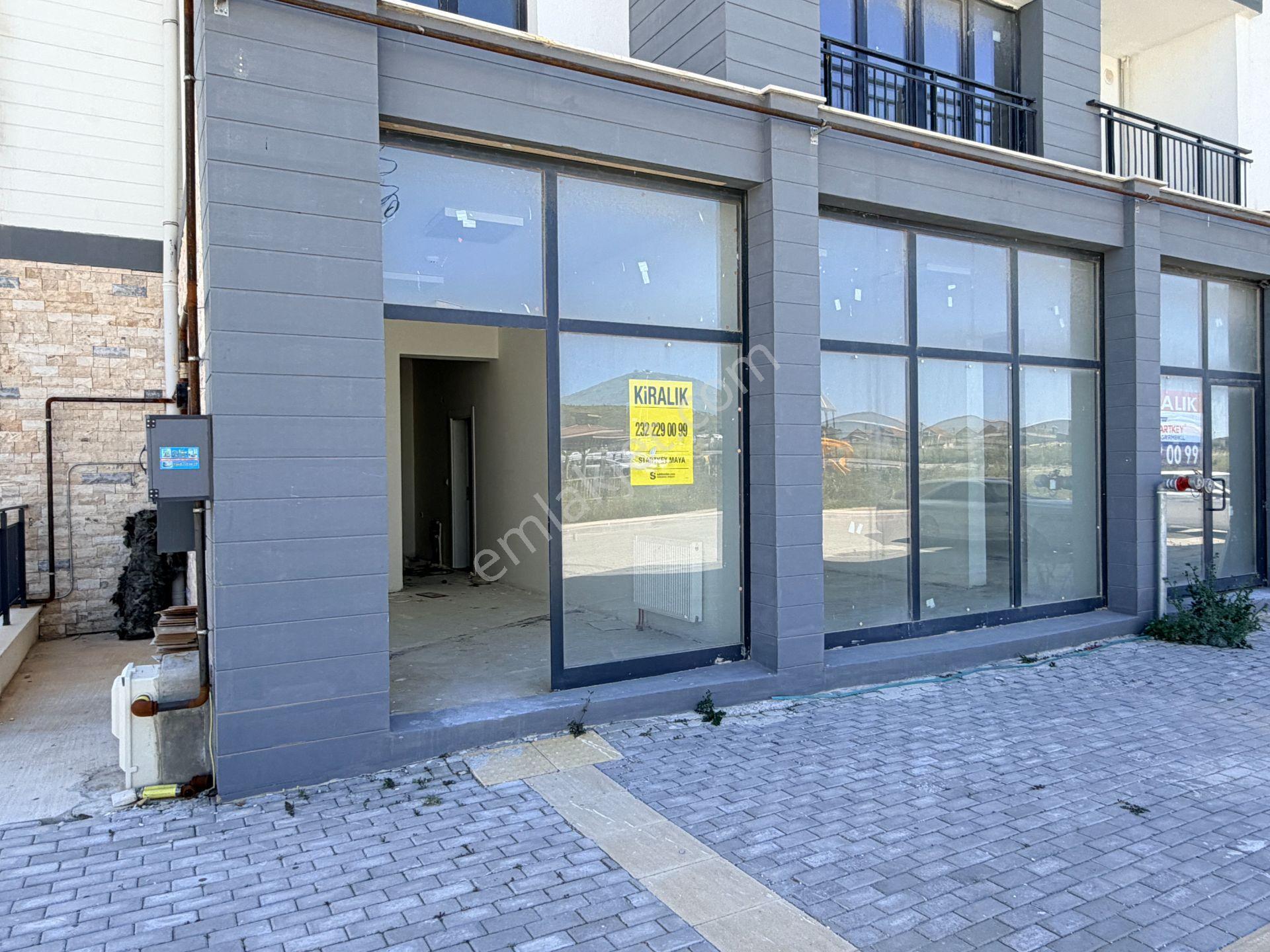 Seferihisar Toki Önü Açık Çift Bölmeli Kiralık Sıfır Köşe Dükkan - Görsel 2