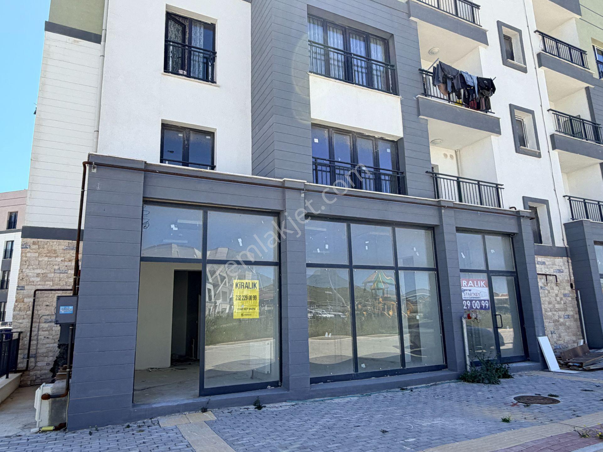 Seferihisar Toki Önü Açık Çift Bölmeli Kiralık Sıfır Köşe Dükkan - Görsel 4