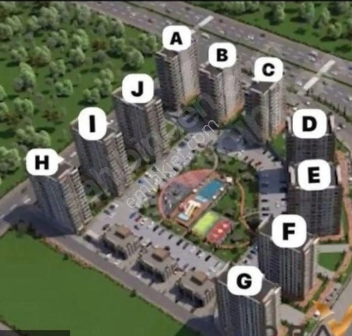 500 Evler Kavşağında Karakuş Gold Yapı Satılık 2+1 Daire - Görsel 2