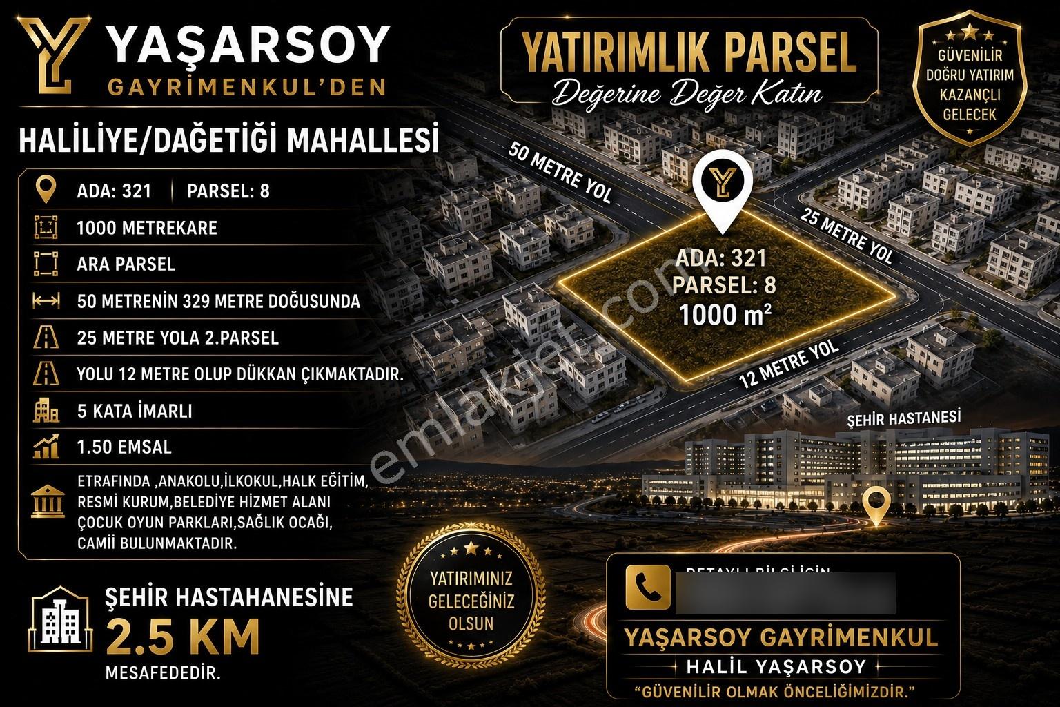Yaşarsoy Gyo'dan Haliliye Yeşilurfa'da Yatırımlık Fırsat Parsel - Görsel 2