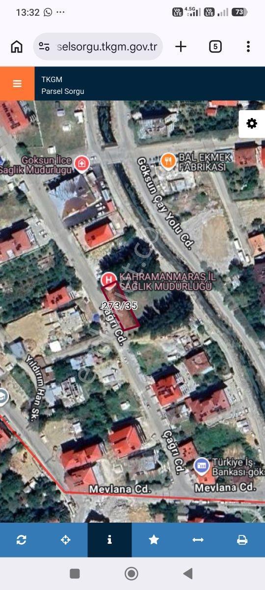 Göksun En Gözde Prestijli Yerinde Satılık Arsa