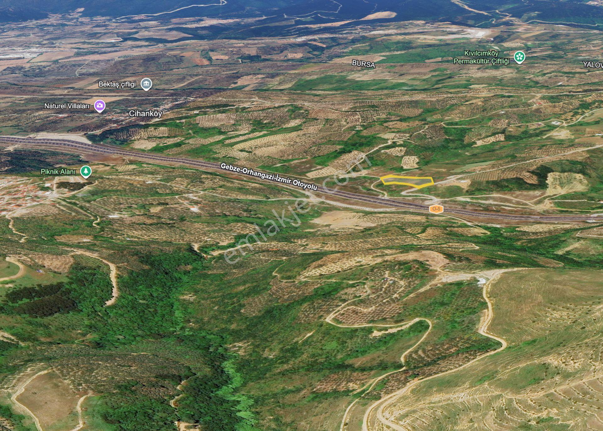 Orhangazi Ortaköy'de Tem'e Yakın 8.300m² Yola Cephe Fırsat Arazi - Görsel 19