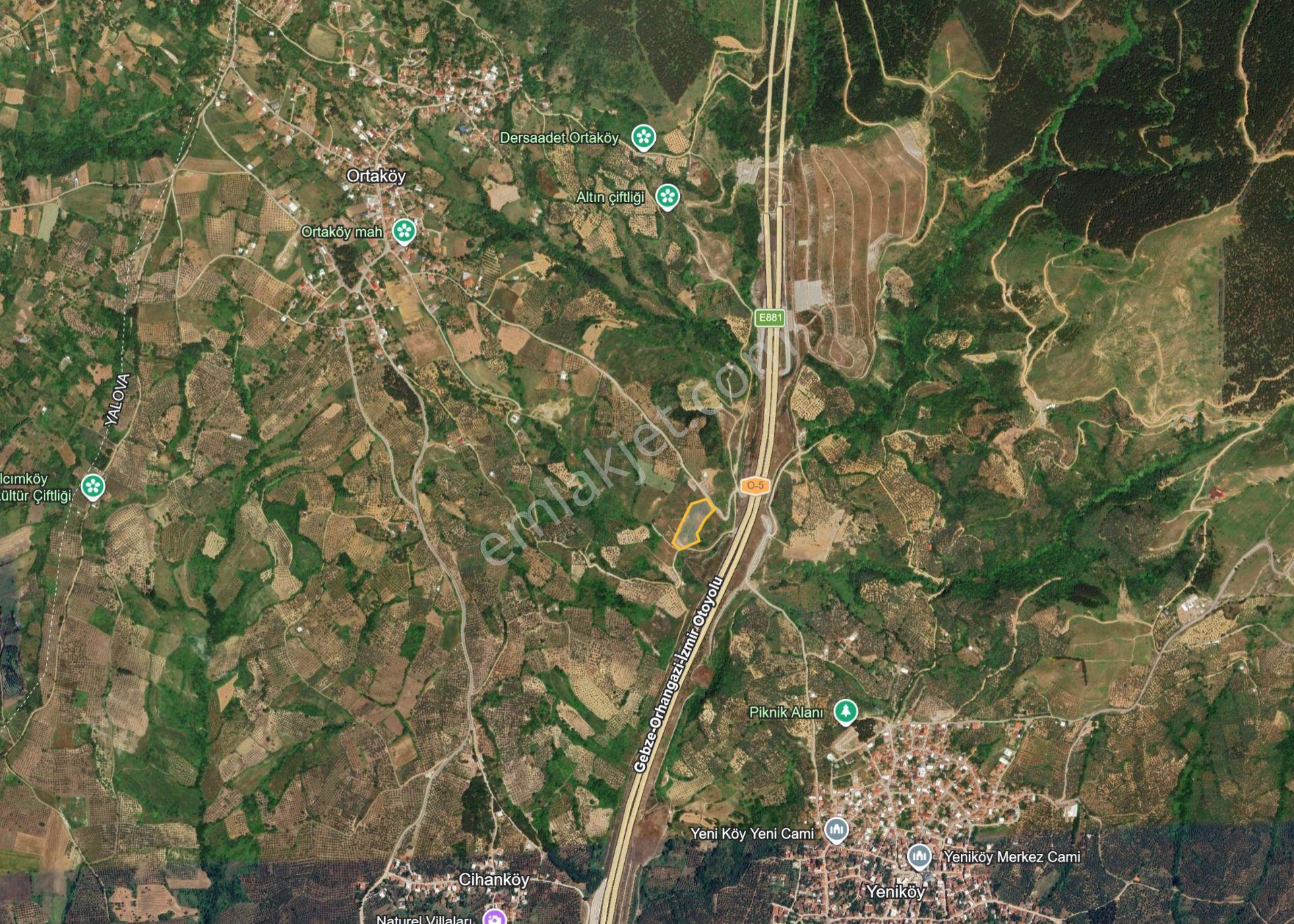 Orhangazi Ortaköy'de Tem'e Yakın 8.300m² Yola Cephe Fırsat Arazi - Görsel 7