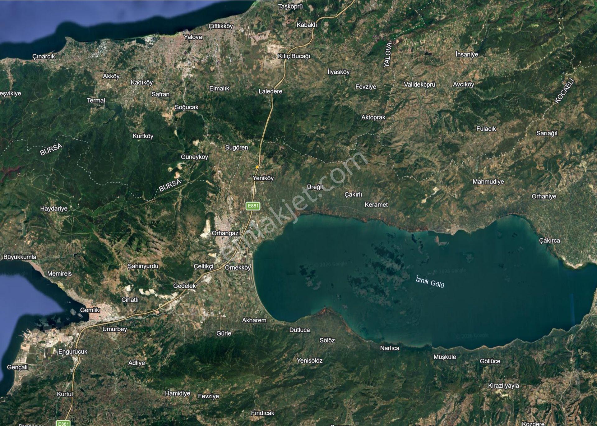 Orhangazi Ortaköy'de Tem'e Yakın 8.300m² Yola Cephe Fırsat Arazi - Görsel 16